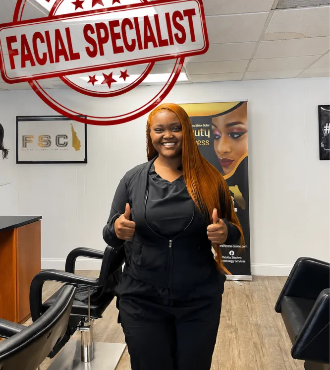 Licensed graduate of Florida Student Cosmetology School