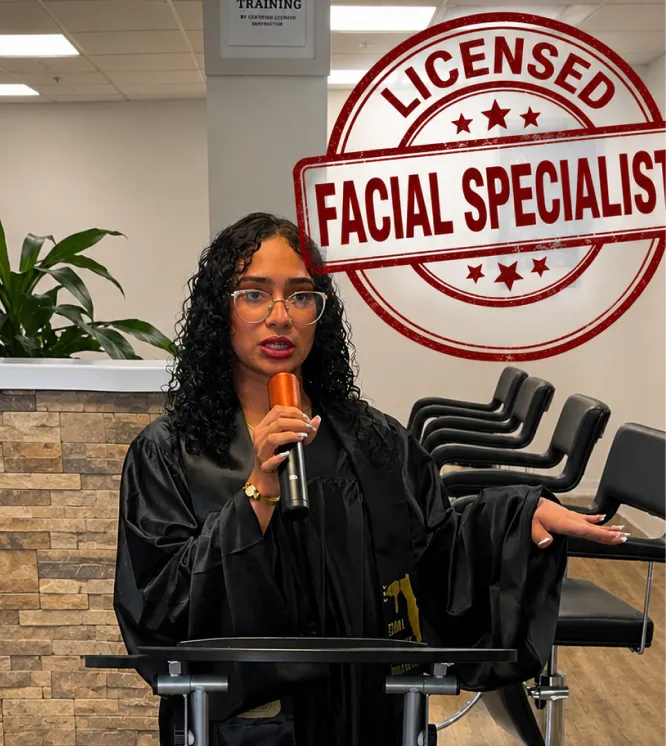 Licensed graduate of Florida Student Cosmetology School